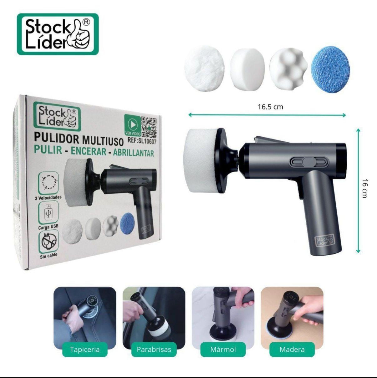 Pulidora multiuso￼ 3  velocidades