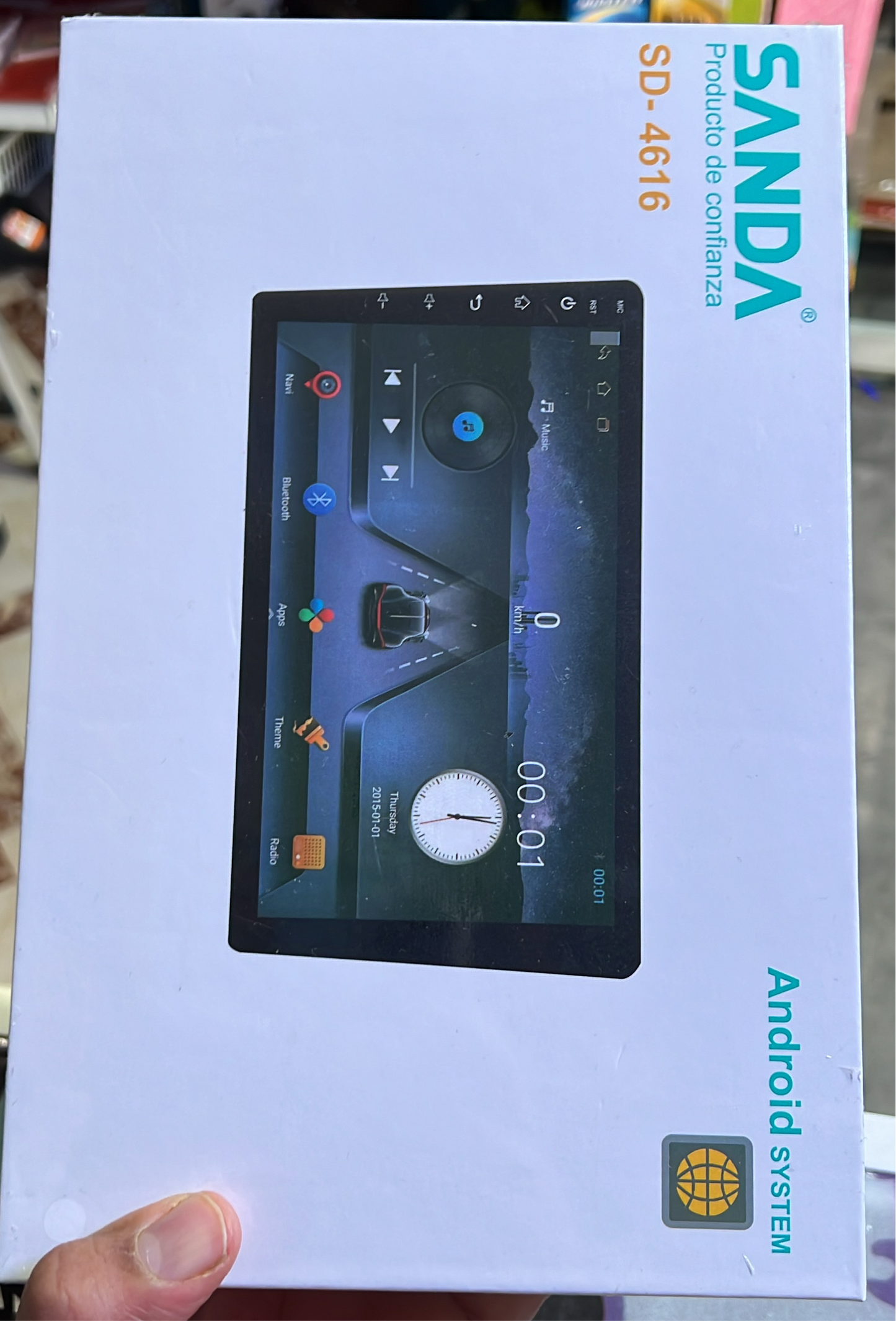 Android Radio Coche con Pantalla táctil de 9 Pulgadas GPS Navi/WiFi + AHD ( Color : G5 4G+WIFI 8Core 4G+32G