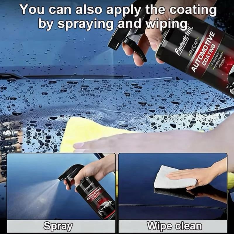 Agente de recubrimiento de cerámica 500ml  Nano para coche, recubrimiento de cristal líquido hidrofóbico antiarañazos, revestimiento de cera para coche, revestimiento de pulido