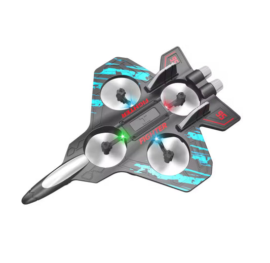 avión de combate Mini Drone Control remoto avión acrobático Drone para adultos y niños juguete con luz