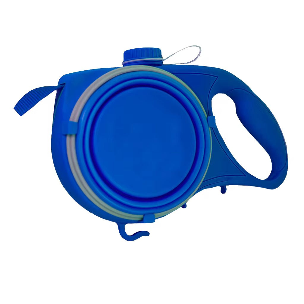 Botella de agua para perro cuatro en uno