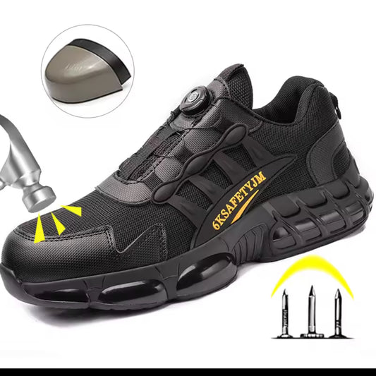 Deporte con punta metálica, zapatillas para trabajo