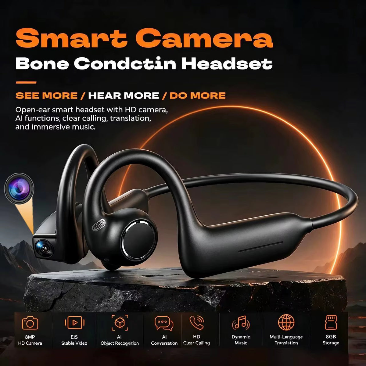 Auriculares con cámara