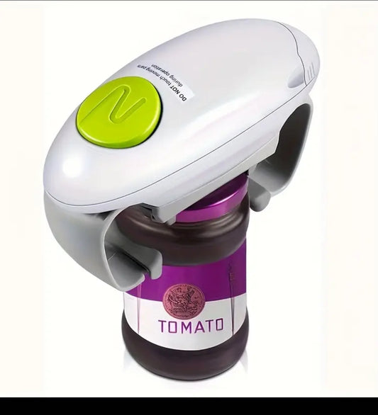Abrebotellas Eléctrico Nuevo 2025 con Mayor Par, Abridor de Latas de Un Toque para Cocina con Apagado Automático Apto para Casi Todas las Tamaños de Tapas