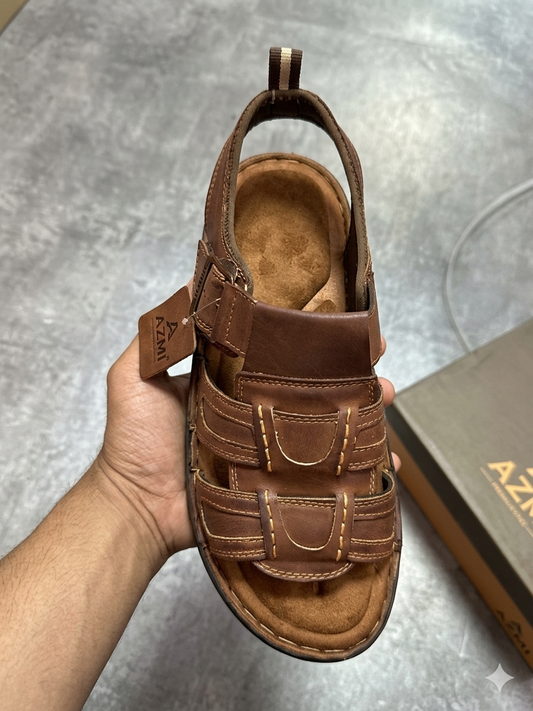 Sandalias zapatillas de Cuero para hombre