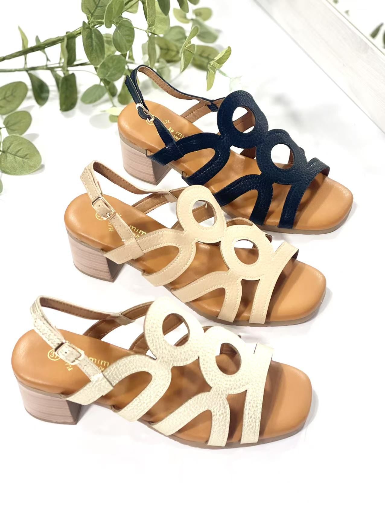 Sandalias cuña
