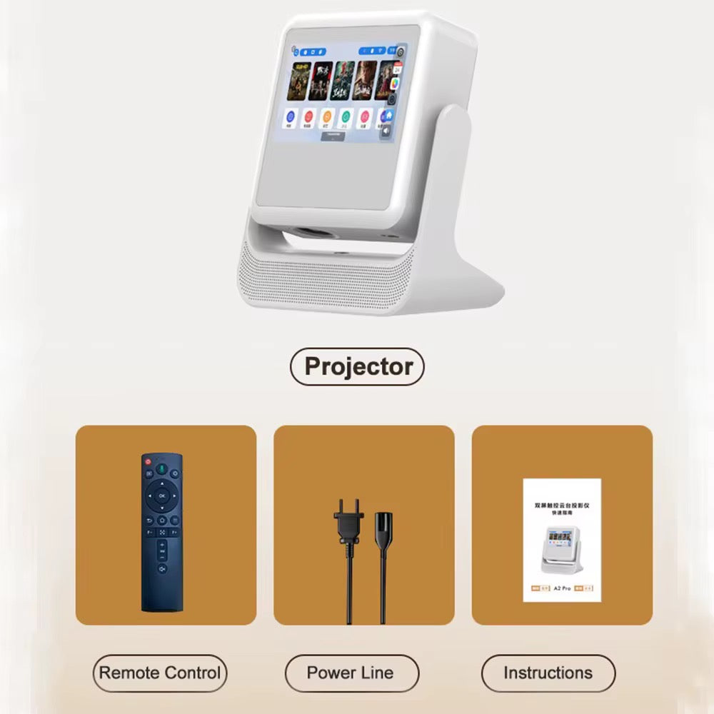 El nuevo proyector con pantalla ￼ sistema Android con aplicaciones duplicador de pantalla