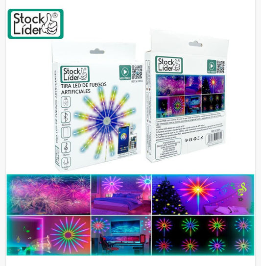 Tira led de fuego artificial