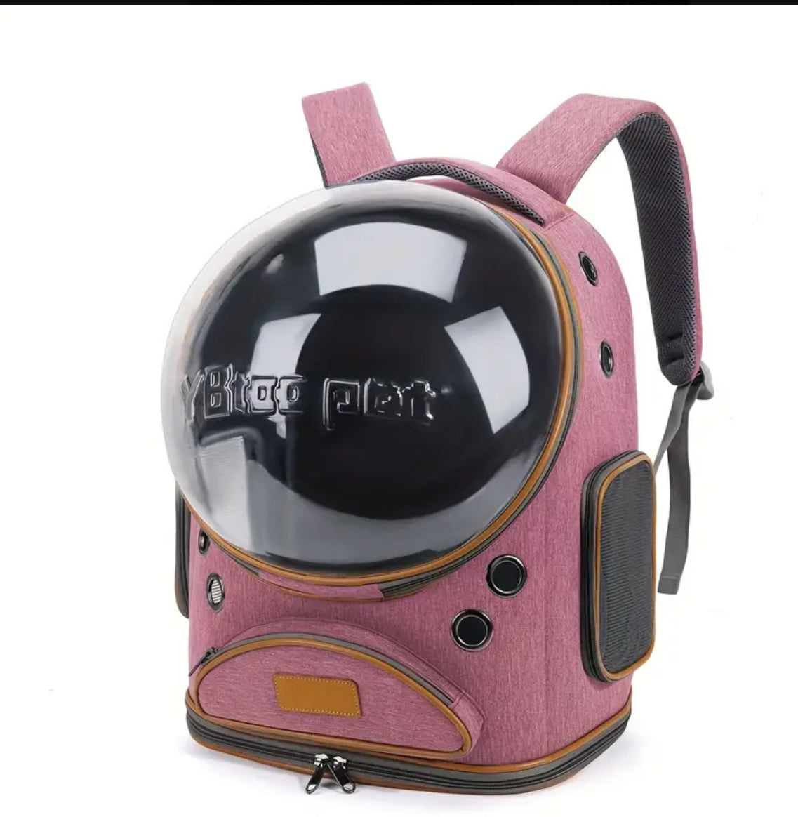 Mochila para Mascotas Transparente Espaciosa y Transpirable, Transportín Plegable para Gatos y perros , Gran Capacidad, Mochila Portátil para Gatos