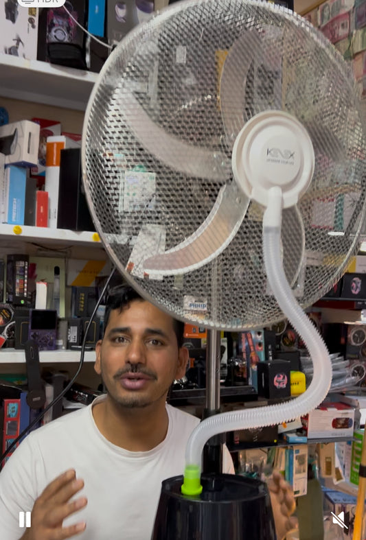 Ventilador con vapor