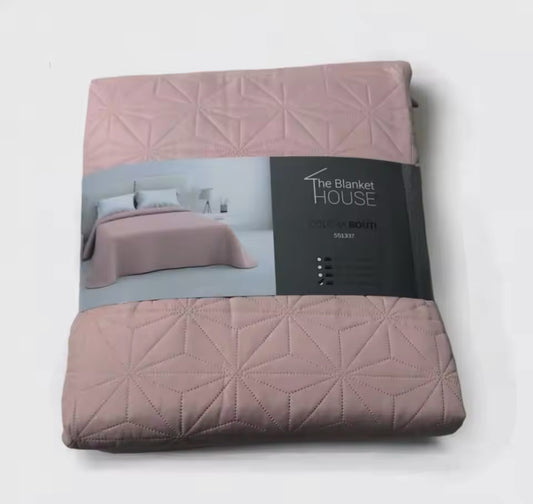 Colcha Cubre Cama 150 /135/105/90/ Reversible Poliéster Suave-Mercatienda