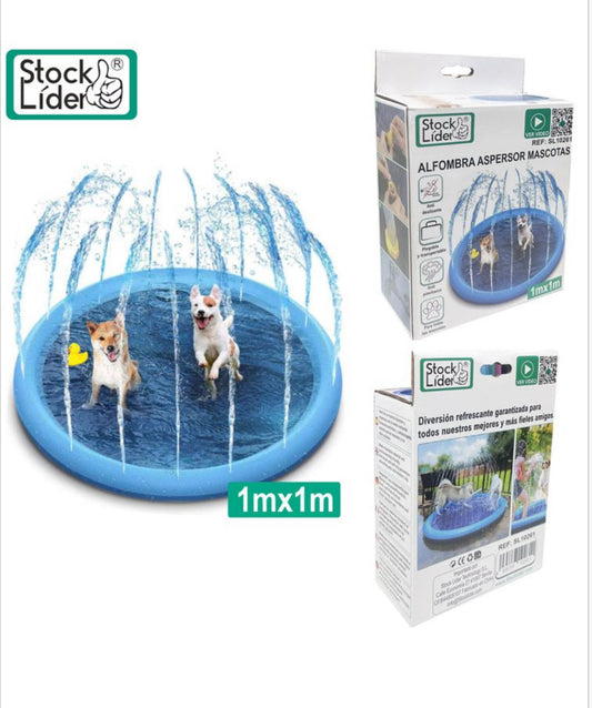 Alfombra aspersor de 1 m para mascota