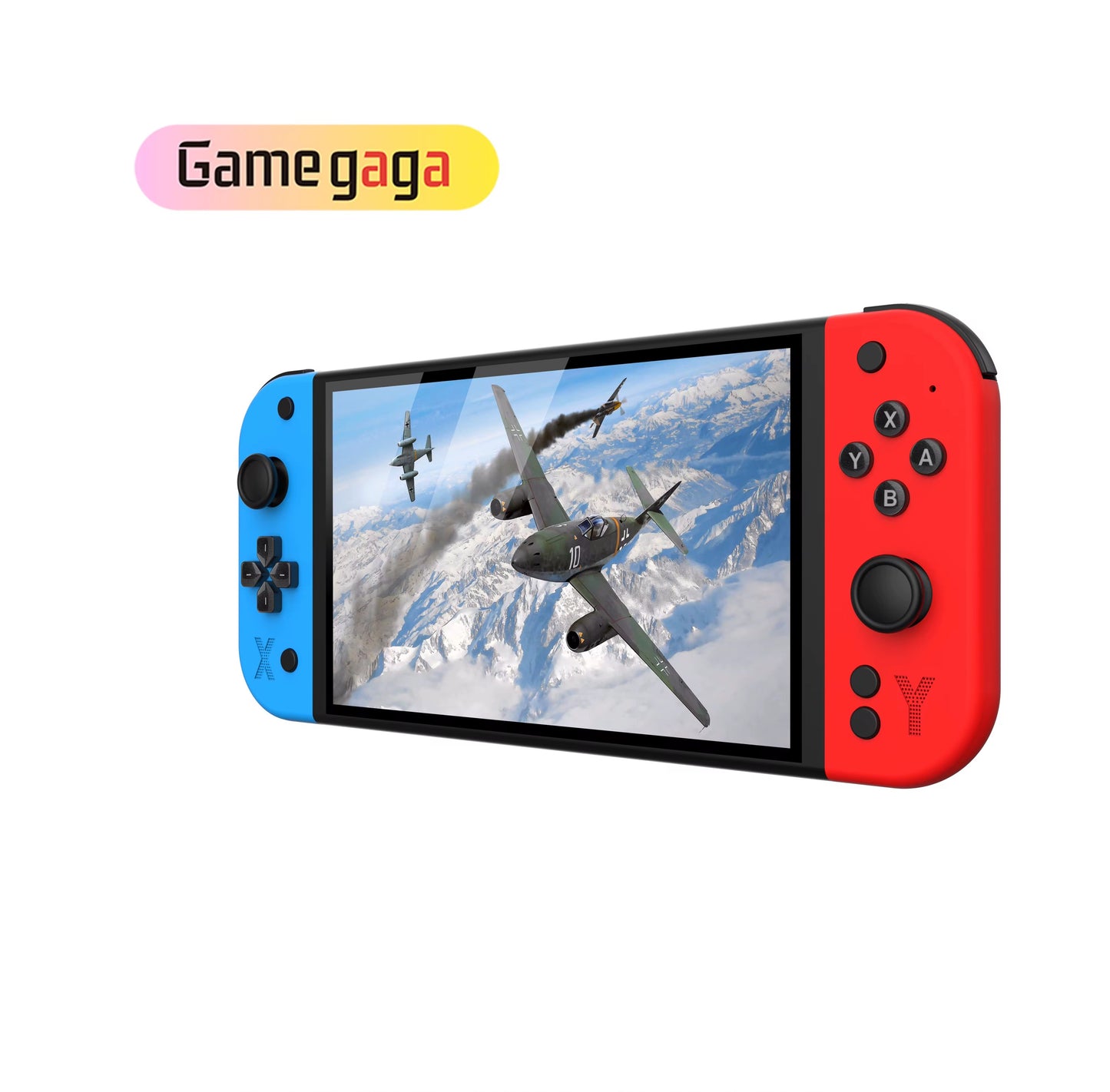 Consola de Videojuegos Portátil G90 con Pantalla de 7 Pulgadas 64GB 19000 Juegos Consola de Juegos Portátil Linux Consola de Videojuegos HD para Regalo