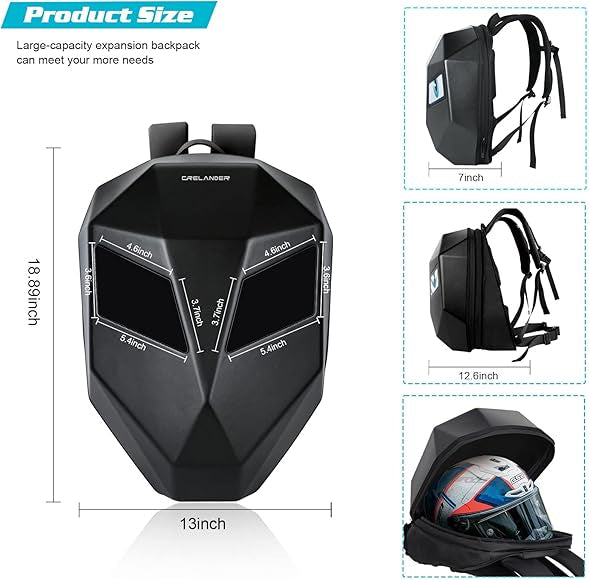 mochila de motocicleta