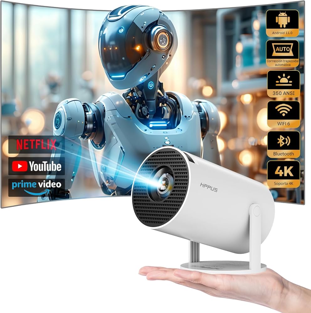 Mini Projector portátil 4k