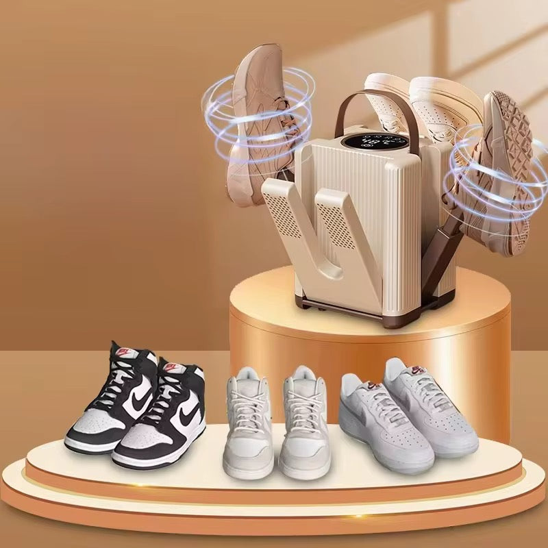 Nuevo secador de zapatos de seis brazos para uso doméstico
Secador de ropa compacto multifuncional con temporizador inteligente Suministro de lavandería deshumidificador