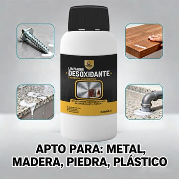Limpiador Desoxidante SPSIL 250ml, para Metales, Acero, Hierro y Aluminio
Ver detalles del producto