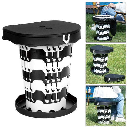 Inodoro portátil plegable para camping con bolsa. Inodoros portátiles para adultos con tapa