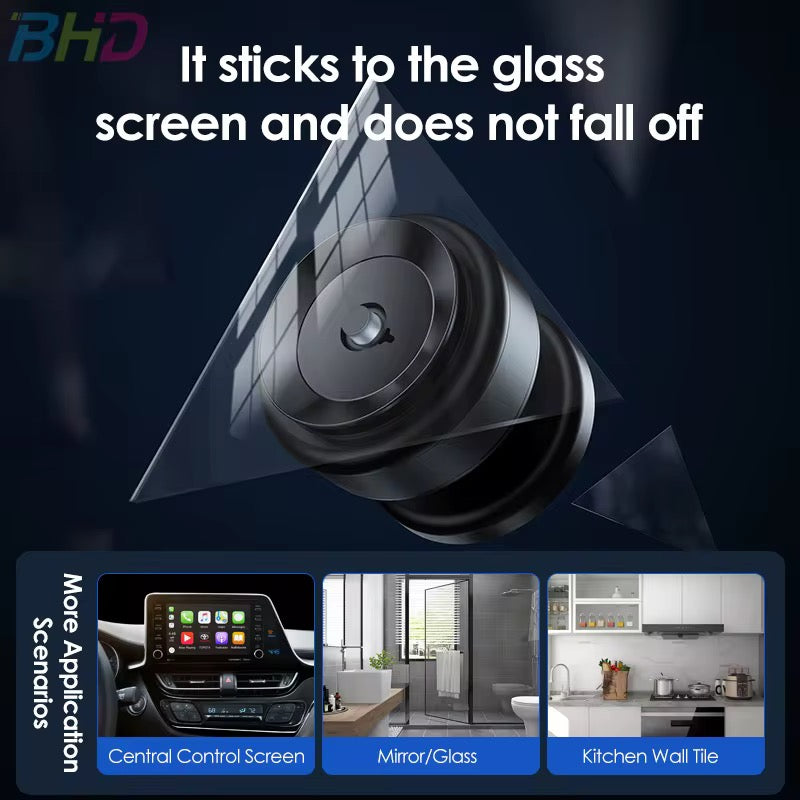 Nuevo Soporte mejorado para coche adsorción al vacío telescópico imán fuerte 15W carga inalámbrica rotación de 360° soporte de teléfono para teléfono