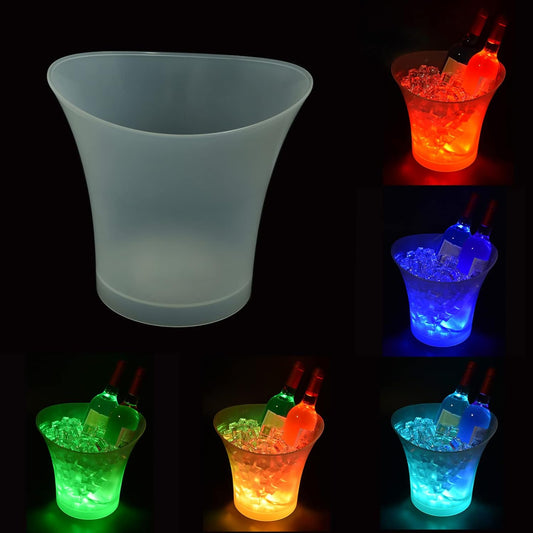Cubitera Colorido Led Luz  y música 🎶  5l