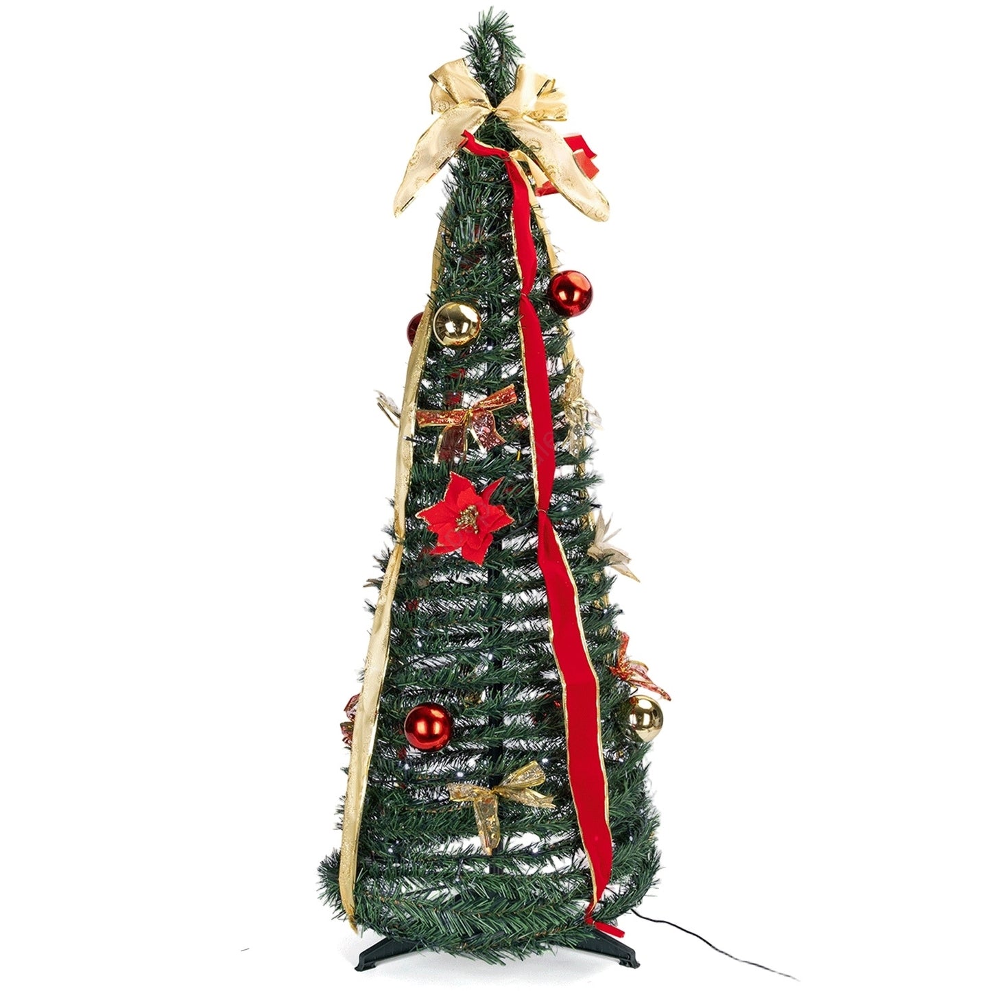 Árbol de Navidad, decorado listo para encender súper práctico y fácil de guardar