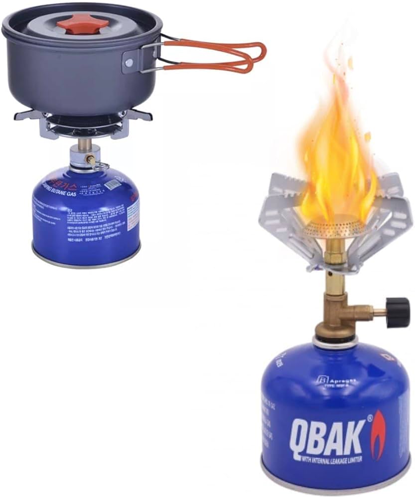 Bombona de Gas Azul Butano de Rosca, Recambio para Cocina Portátil para Camping ,Cartucho de 230g, Bombona pequeña para cocinar y Acampar