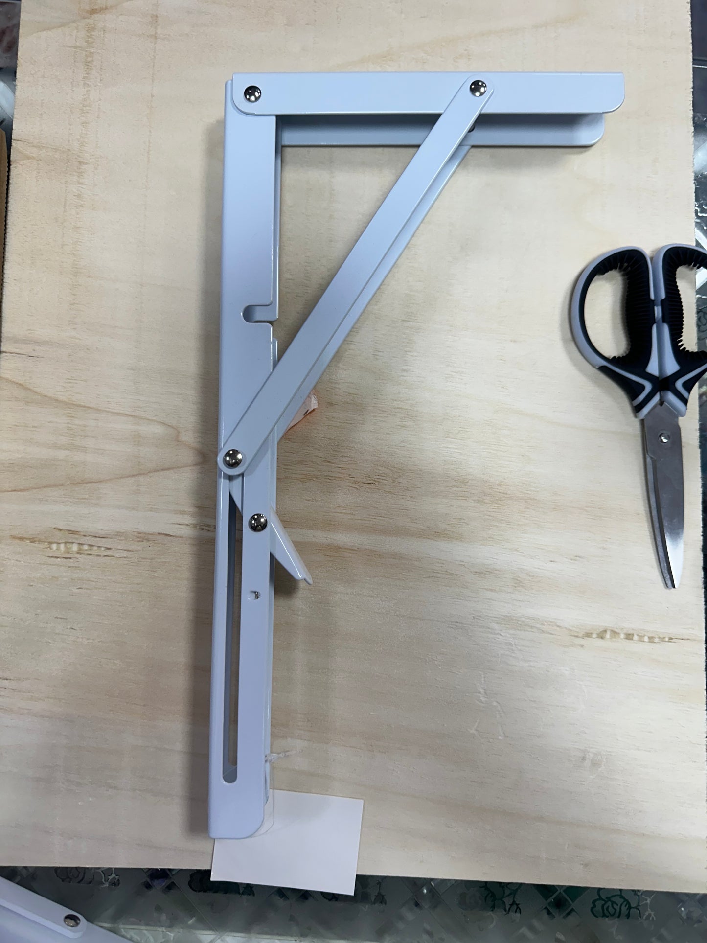 Escuadra abatible Blanco Epoxi Alt. 165 x An 30 cm
