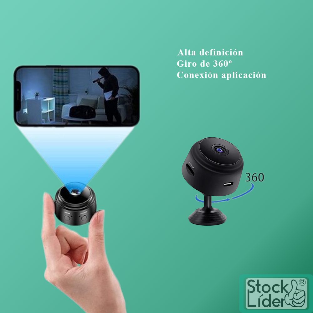 Mini Cámara Wi-Fi de Videovigilancia