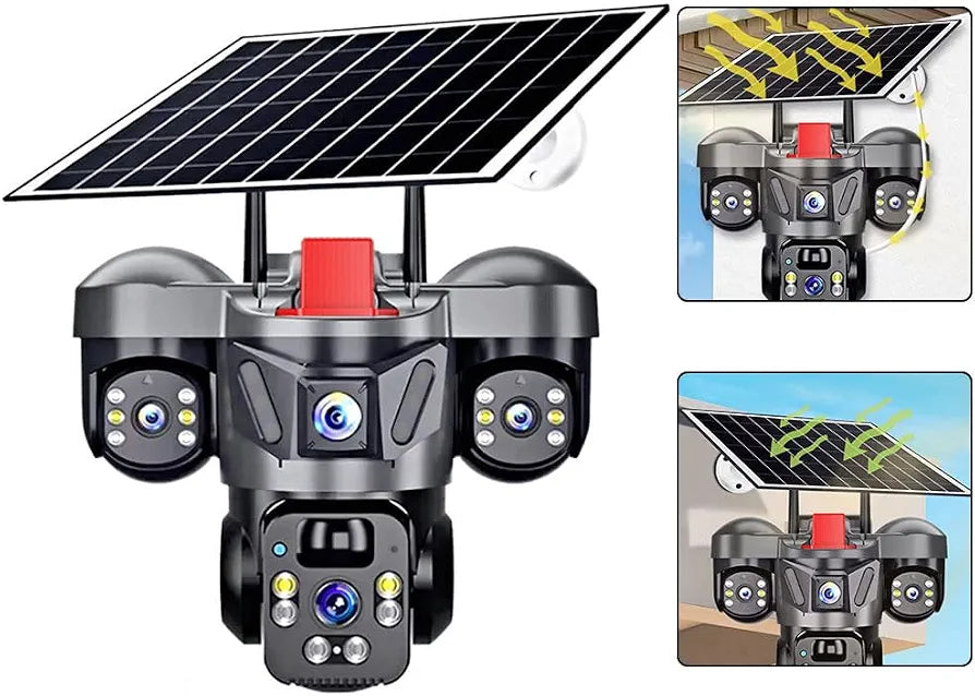 Cámara 4G, placa solar buena calidad Wi-Fi, tarjeta sim para interiores y para exterior
