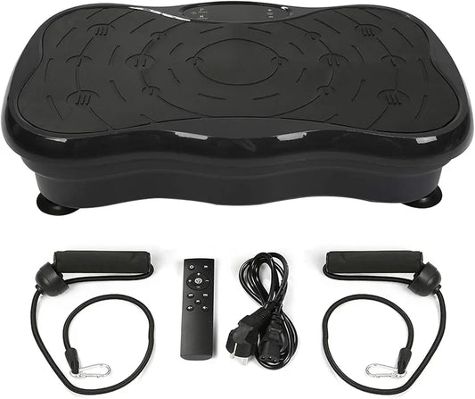Plataforma Vibratoria Ultra Delgado,Plataforma Vibratoria de Fitness, 200W  con Bluetooth para conectarlo a la música  Plataforma Vibratoria,para fitness ultrafina, con motor dual 3D, extragrande, elimina el grasa y moldea el cuerpo en casa