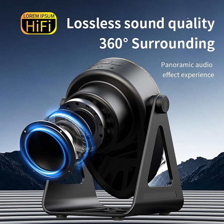Altavoz Inalámbrico Bluetooth de Inducción 5 en 1 con Soporte para Teléfono, Carga Inalámbrica, Compatible con Dispositivos de 4-13 Pulgadas, Altavoz de Inducción con Iluminación RGB de 1800mAh, Cargador Rápido Compatible con iPhone