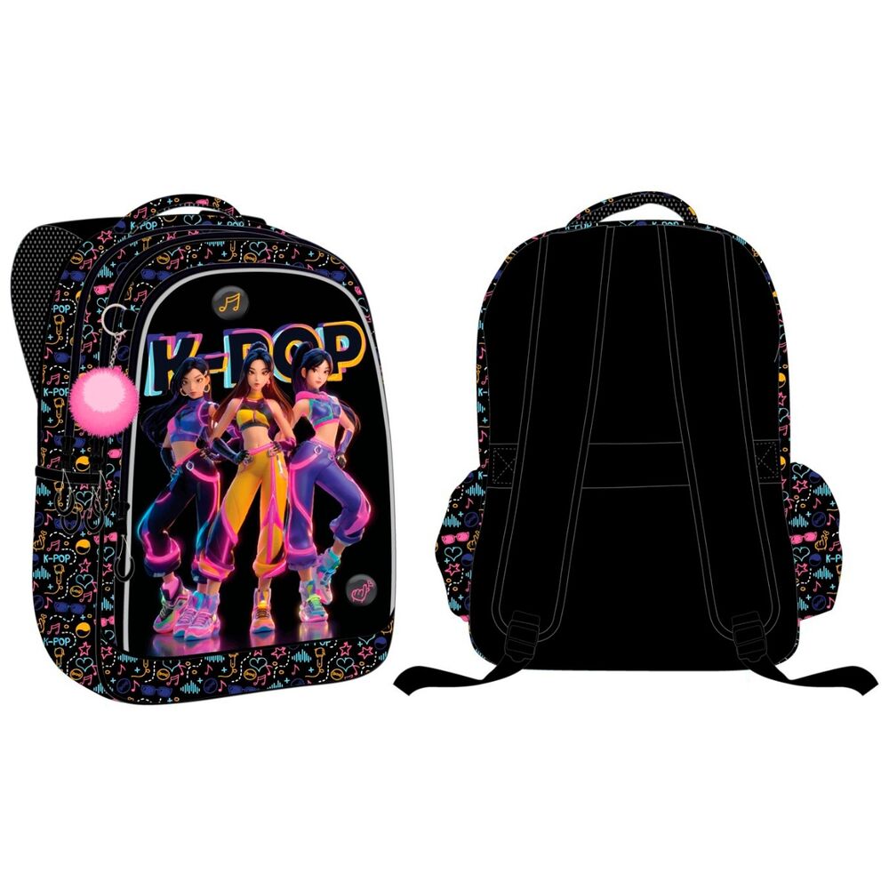 Mochila llavero Pompon K-Pop 32x18x43cm